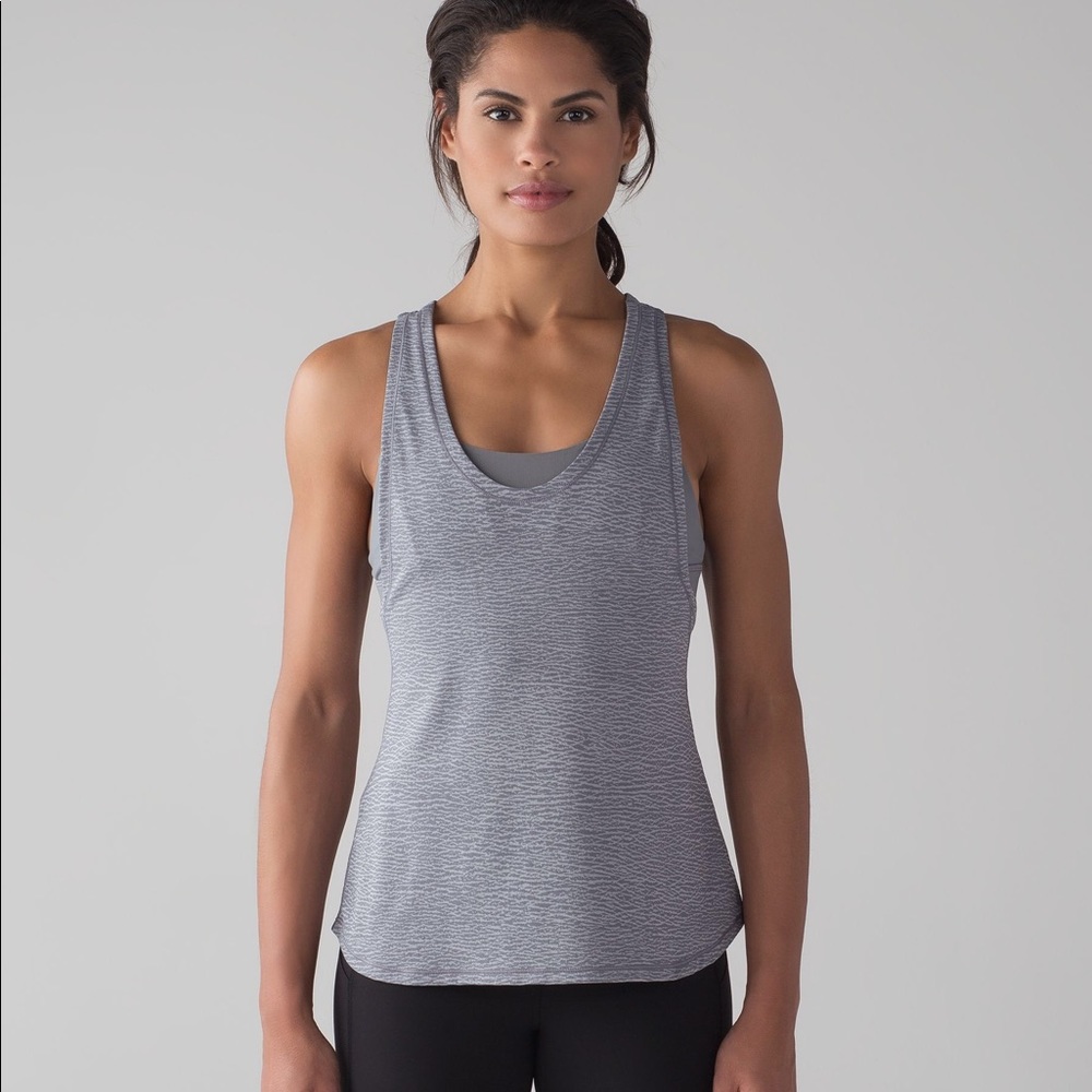 Sheer Luon Pebble Jacquard V2 Grey Glide & Stride